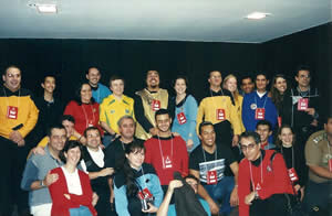 Walter Koenig on backstage in 2002.  Photo: Miguel Nascimento