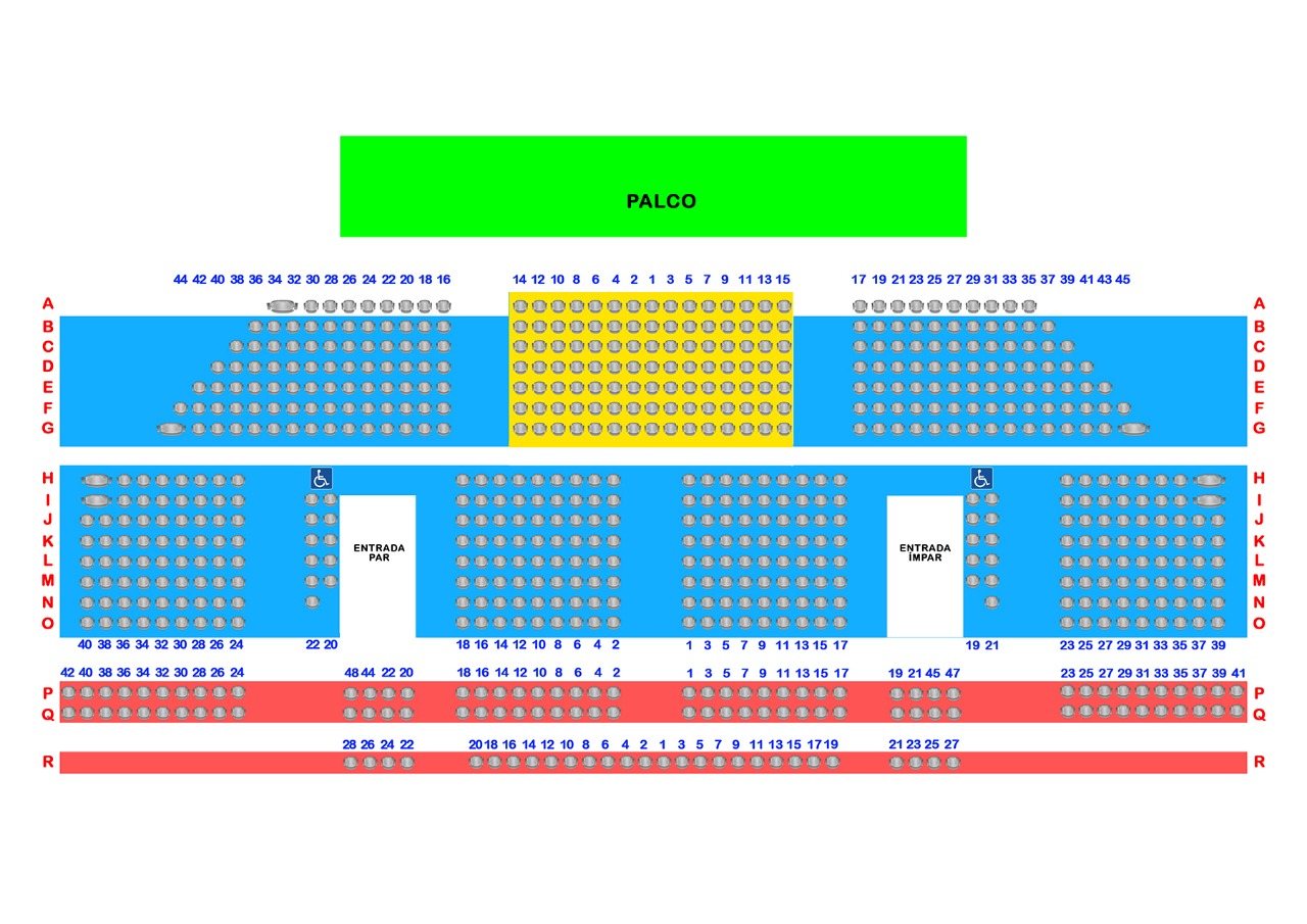Mapa Teatro Eva Wilma