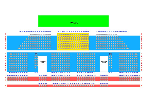 Mapa Teatro Eva Wilma